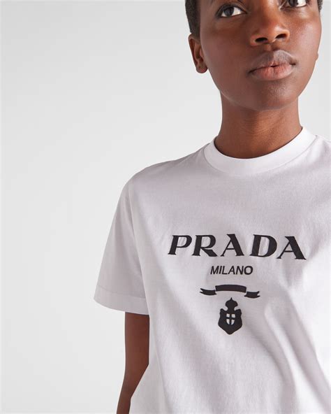 prada oversized t shirt beige|prada t shirt.